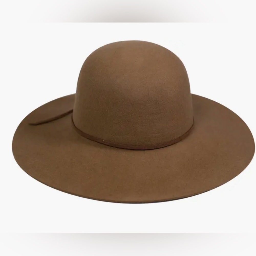 Nordstrom Felted Wool Floppy Hat, Camel